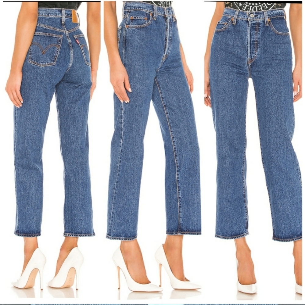 Levi's Ribcage Straight Ankle 29 Revolve NWT